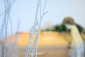 Sargschmuck Sarg aufgebahrt