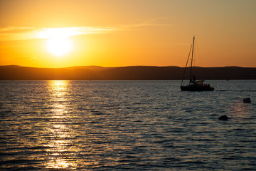 lake Balaton sunset