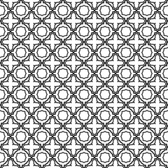 Abstract Vector Seamless Pattern With Abstract Geometric Style. Repeating Sample Figure And Line. For Fashion Interiors Design, Wallpaper, Textile Industry