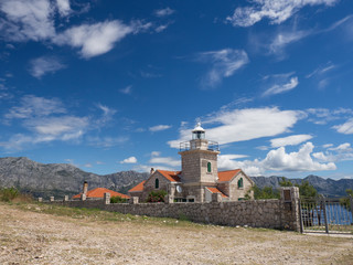 The Lighthouse on Hvar island,Sucuraj,Croatia