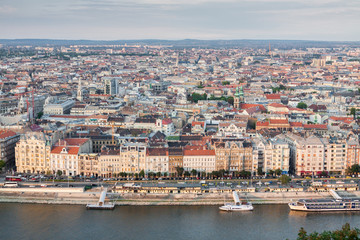 Fototapeta premium Budapest city from above