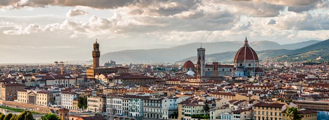 Poster panoramic view of Florence © David