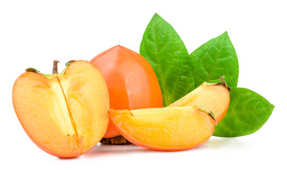 Persimmon isolated on a white background