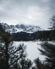 Zugspitze in Winter