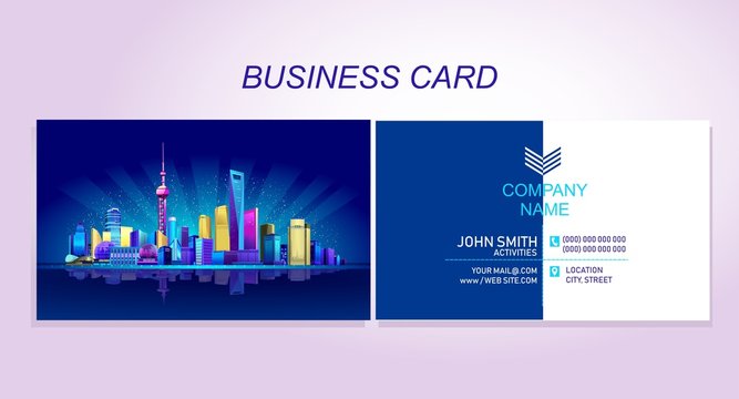 Business card city