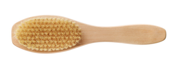 Single wooden massage brush