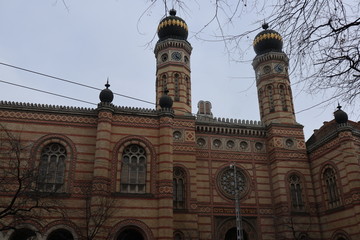 Fototapeta na wymiar Sinagoga di Budapest