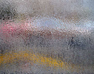 Ice pattern on window seamless background