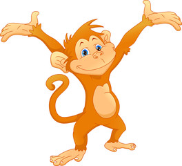 cute monkey cartoon