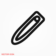 Nail clippers icon logo, illustration, vector sign symbol for design