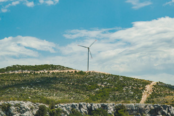 wind green power. ecological electricity