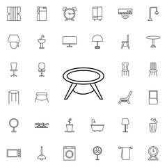 wardrobe glyph icon. Furniture icons universal set for web and mobile