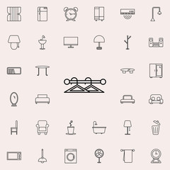 a soft chair glyph icon. Furniture icons universal set for web and mobile