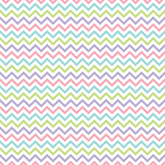 Cute seamless retro geometric background with chevron stripes in pretty pastel colors. For baby shower, Mother's Day, Valentine's Day, gift wrapping paper, textiles, scrapbook, surface textures.