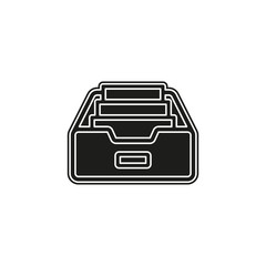 Simple Folder Archive Vector Icon