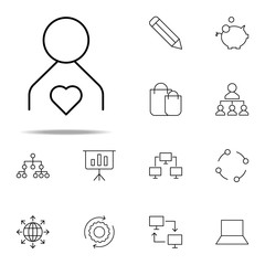 Fototapeta premium good worker icon. business icons universal set for web and mobile