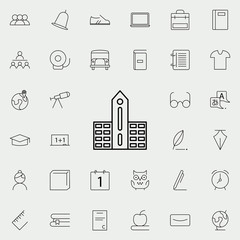 school icon. school icons universal set for web and mobile