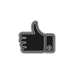thumbs up icon, like symbol for social network