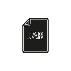 download JAR document icon - vector file format symbol