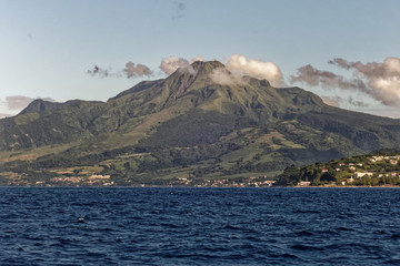 Mount Pelee in Saint-Pierre, Martinique FWI