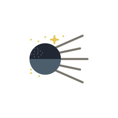 Sputnik colored icon. Element of space illustration. Signs and symbols icon can be used for web, logo, mobile app, UI, UX