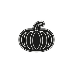 vector pumpkin illustration, vegetarian