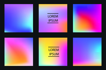 Fototapeta premium Vector EPS 10 illustration Gradient Background Texture. Template for design, banner, flyer, business card, poster, wallpaper, brochure, smartphone screen, mobile app