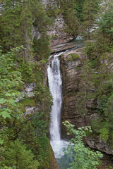 Wasserfall in der Rotlechschlucht