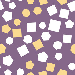 Colorful pattern with different shapes objects. Texture background for textile, print, paper, fabric background, wallpaper