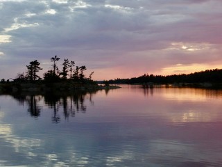 Obraz na płótnie Canvas Canadian Sunset, Georgian Bay Ontario