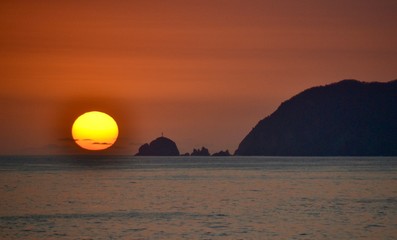 Mexican Sunset over the Pacific