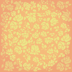 Rose. Background. Gold