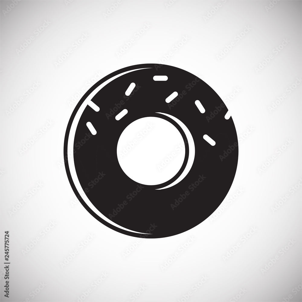 Poster Gonut icon on white background for graphic and web design, Modern simple vector sign. Internet concept. Trendy symbol for website design web button or mobile app