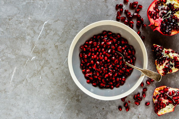 Fresh ripe pomegranate