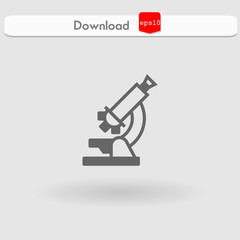 microscope vector icon