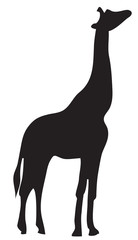 Vector Giraffe Silhouette