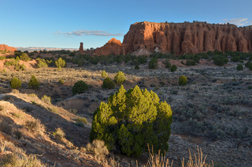 Kodachrome Basin state park at sunrise scenic view (Cannonville, Kane county, Utah)