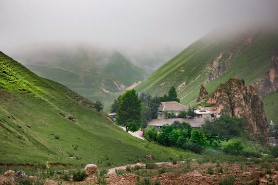 Mountain landscape from Kusar region