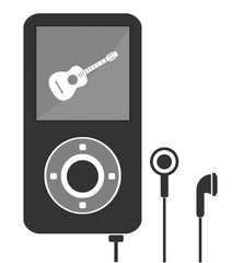 Baladeur numérique et des écouteurs