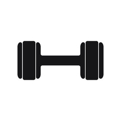 dumbbell vector icon
