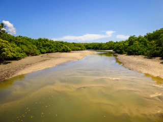 A view of Paripe river, near Vila Velha - Ilha de Itamaraca, Brazil