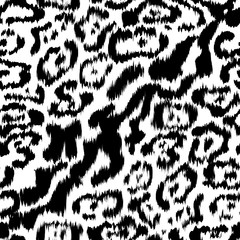 Jaguar Seamless Pattern or Leopard Fur Texture