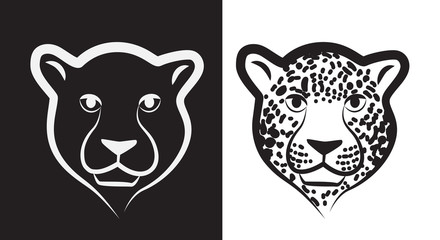Panther or Leopard Icon or Emblem Isolated © ange1011