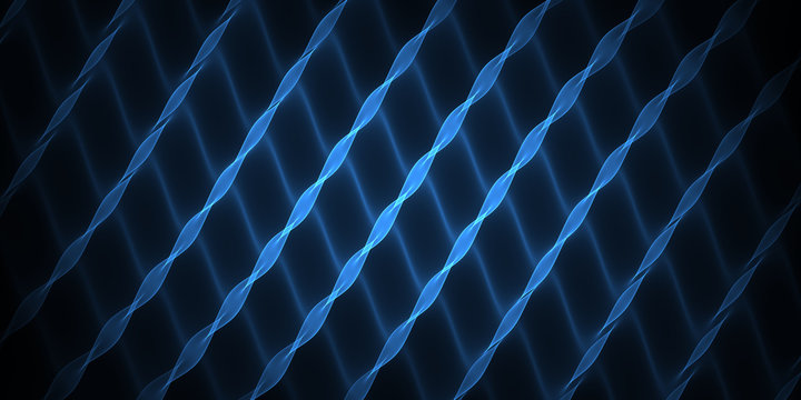 Glowing Intersecting Lines