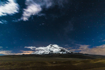 El Chimborazo full of stars.