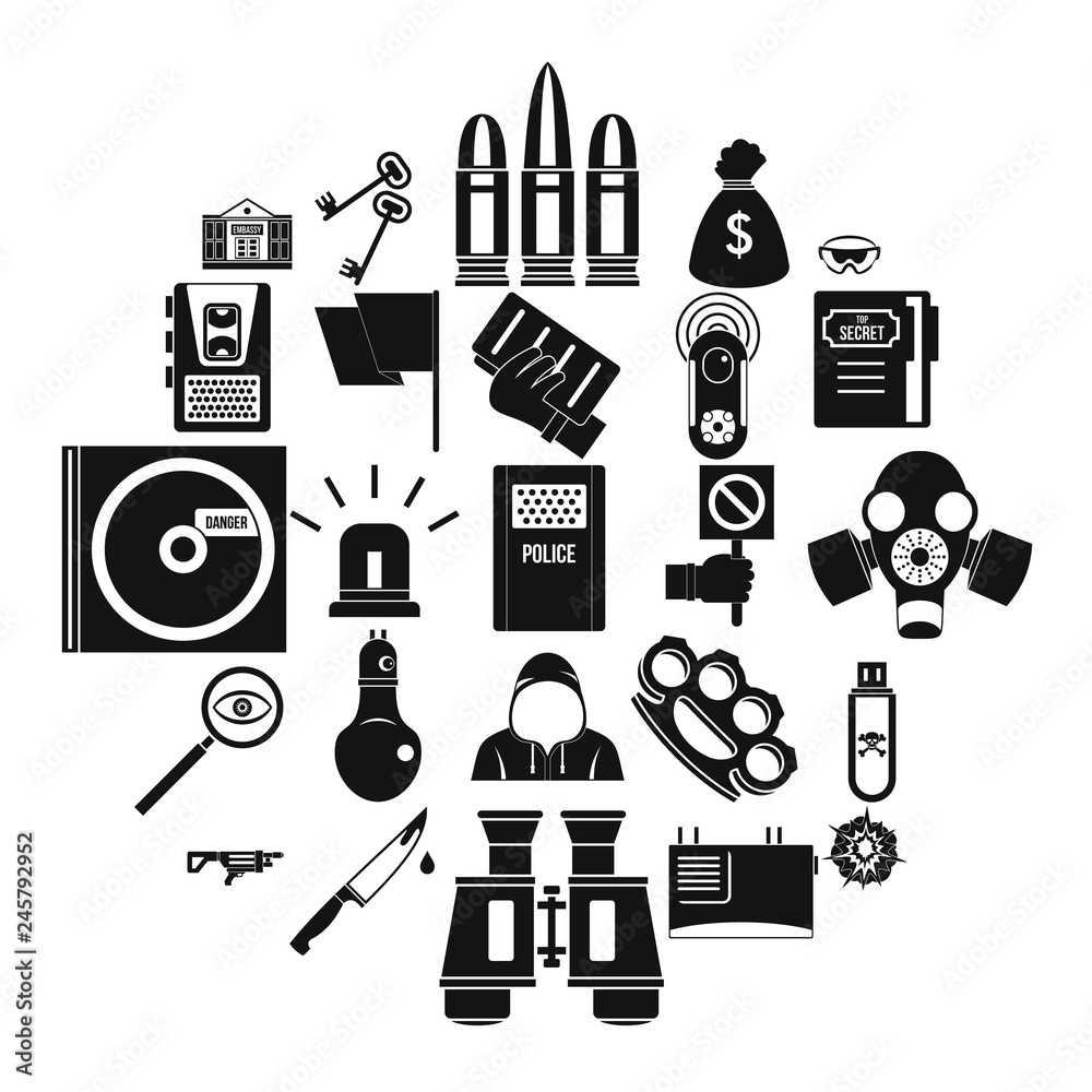 Poster best software icons set. simple set of 25 best software vector icons for web isolated on white backg