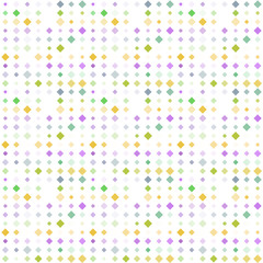Abstract seamless pattern background with multicolored various rhombuses.