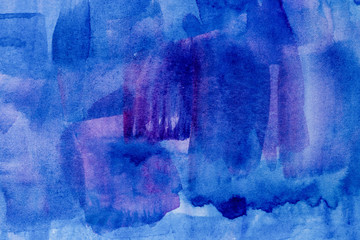 blue watercolor texture, with paint strokes, in a blue range of colors.