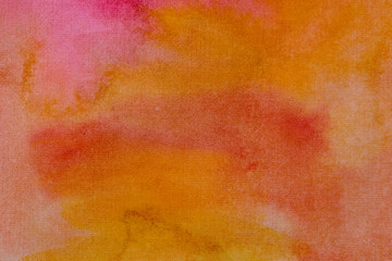 watercolor texture on paper red orange spots