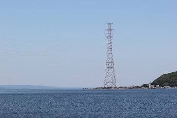 electric tower on the island